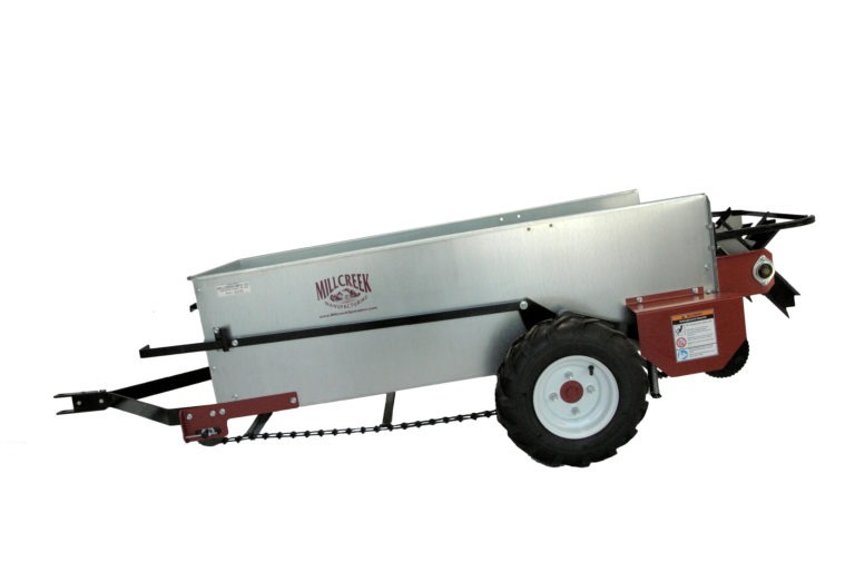 Mini Manure Spreader Millcreek Spreaders   22 LEFT 768x514 